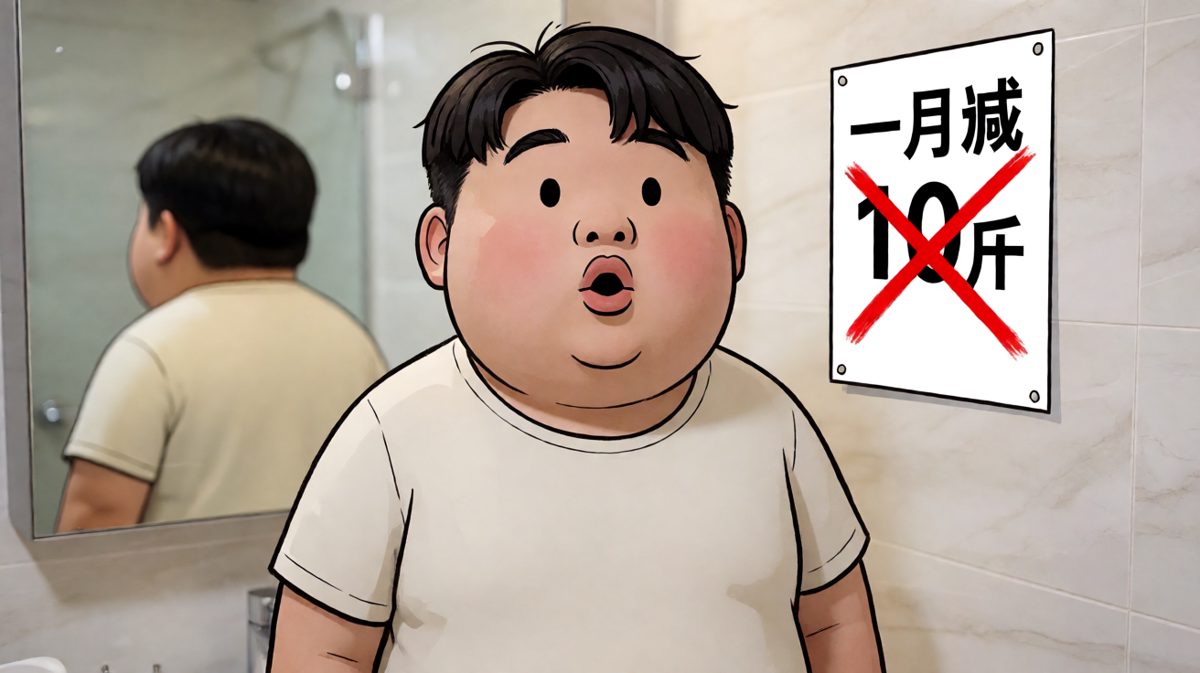 秤上的数字，让一切努力化为乌有