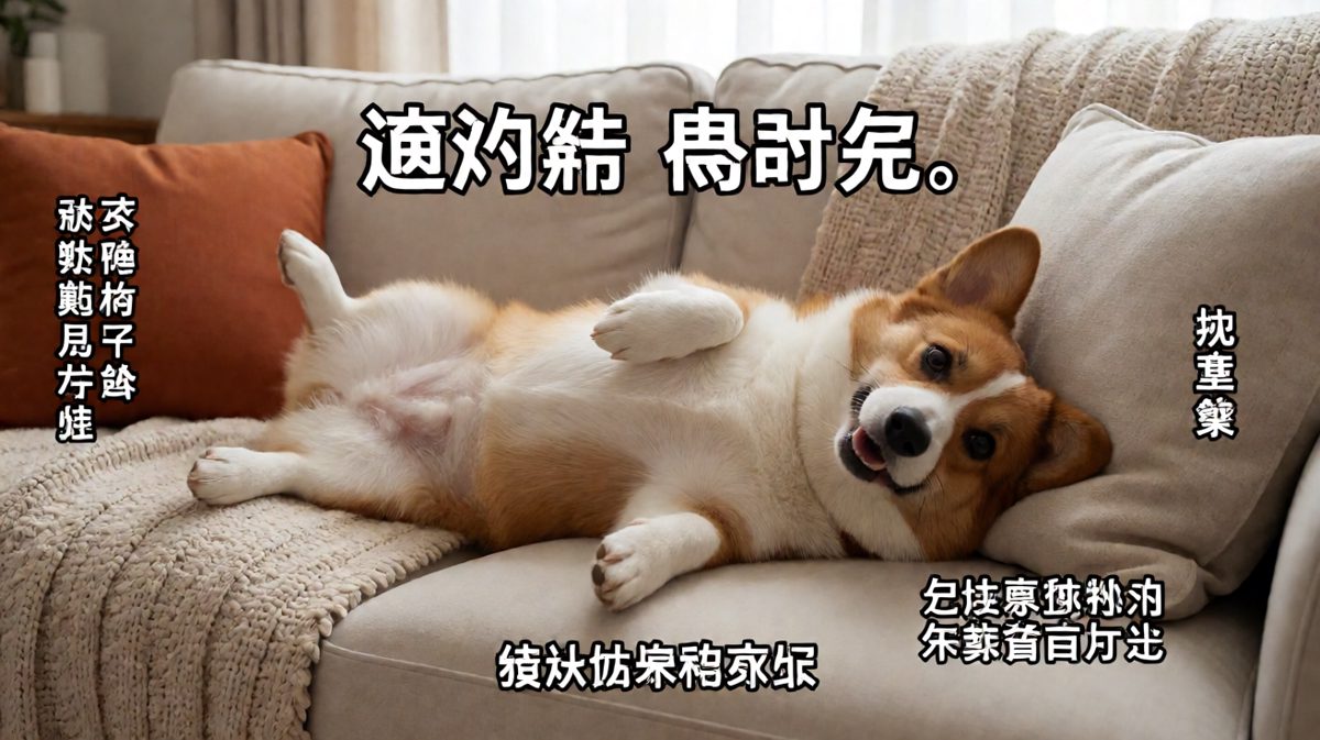 这个沙发已经归我统治了，谁也别想坐。