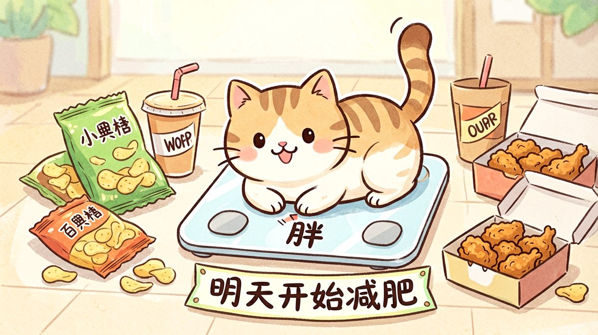 每次上秤前的自我催眠