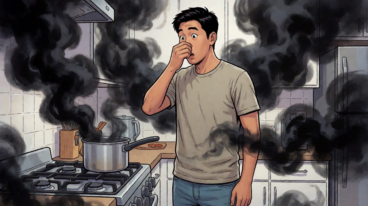 突然想起——泡面还在煮！！