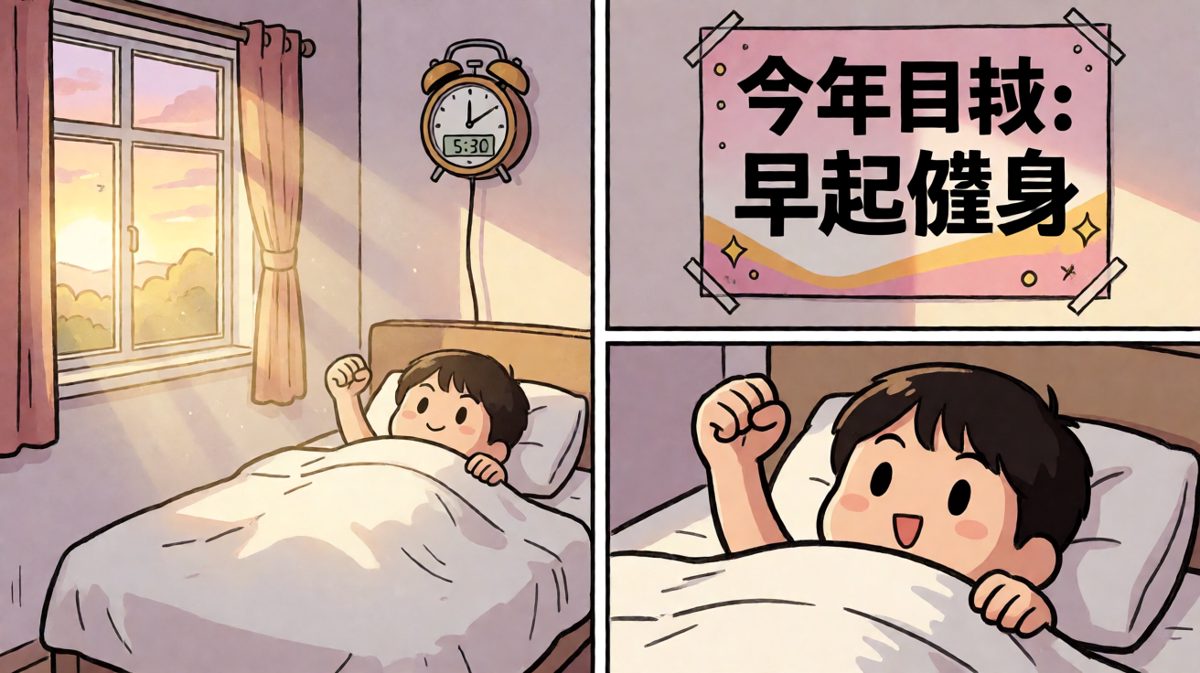 闹钟响起，雄心壮志满格！