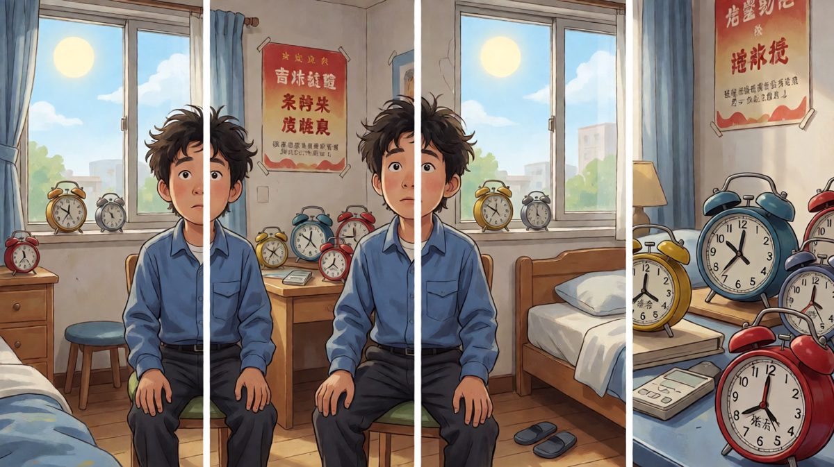 猛地睁眼——完了，迟到两小时！