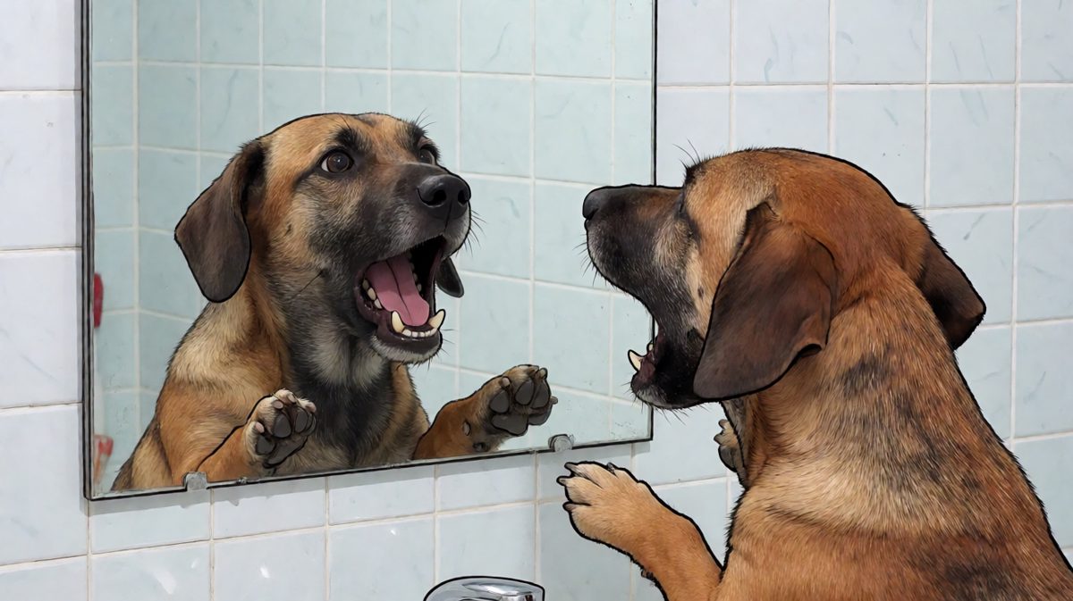 腊肠犬：来者何人？报上名来！……等等那是我？