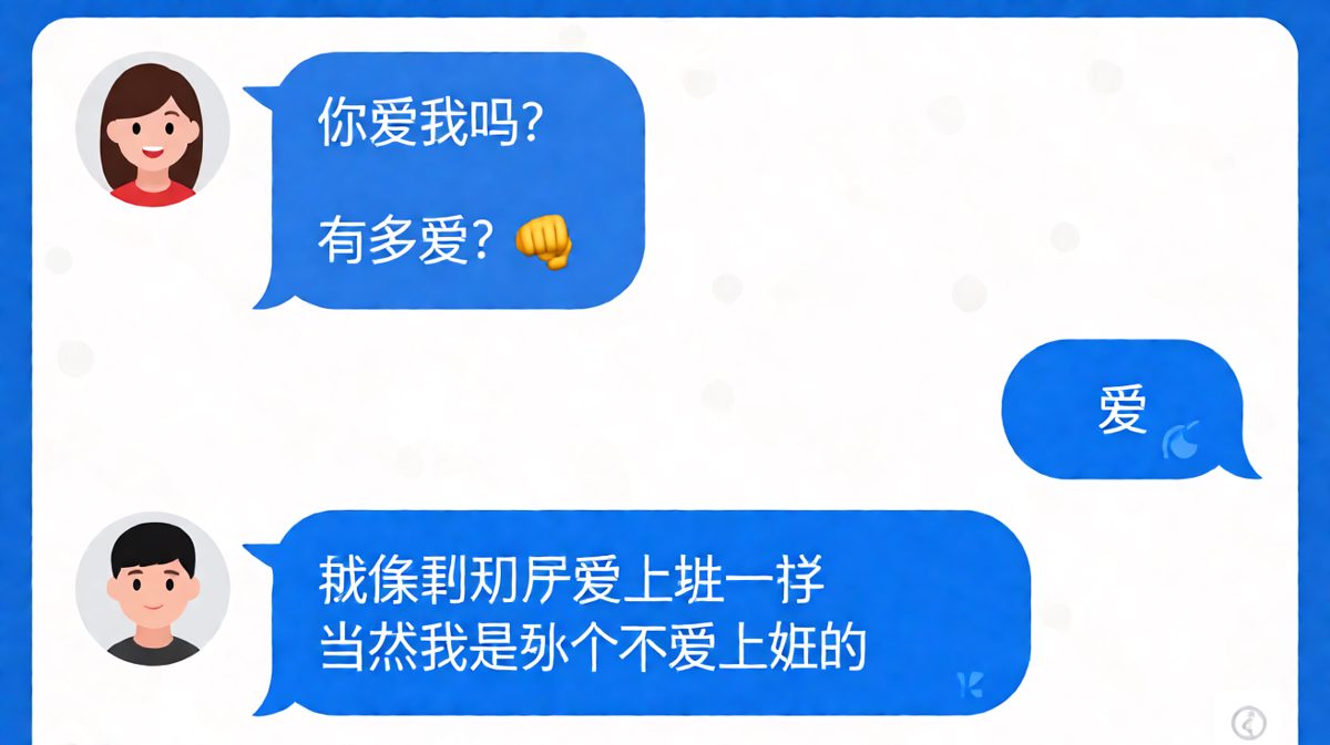 程序员式表白，直男求生欲拉满