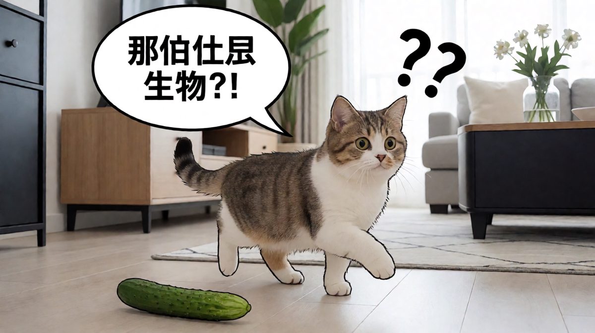 猫咪的终极天敌竟然不是狗而是黄瓜