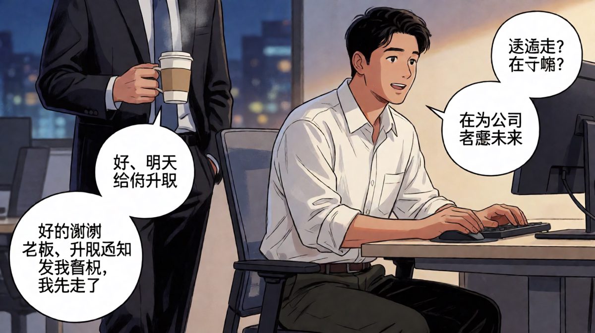 员工用老板的话套路老板给自己升职加薪