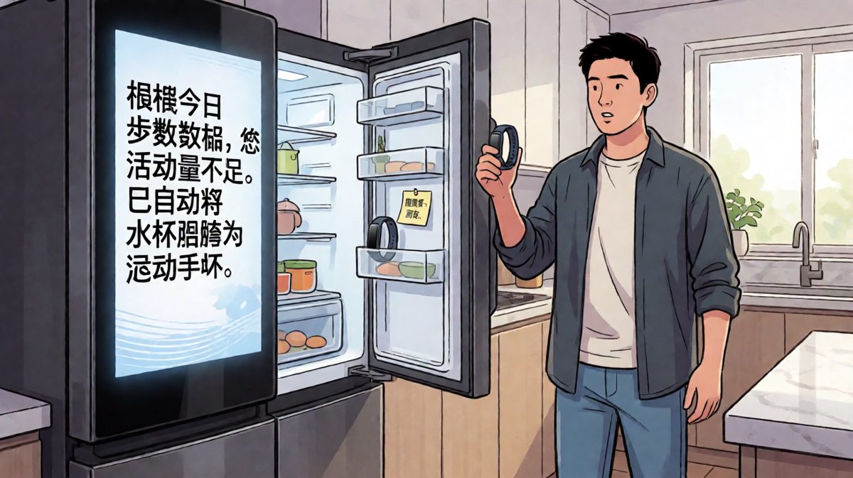 想喝水，结果被智能冰箱强制'健康管理'