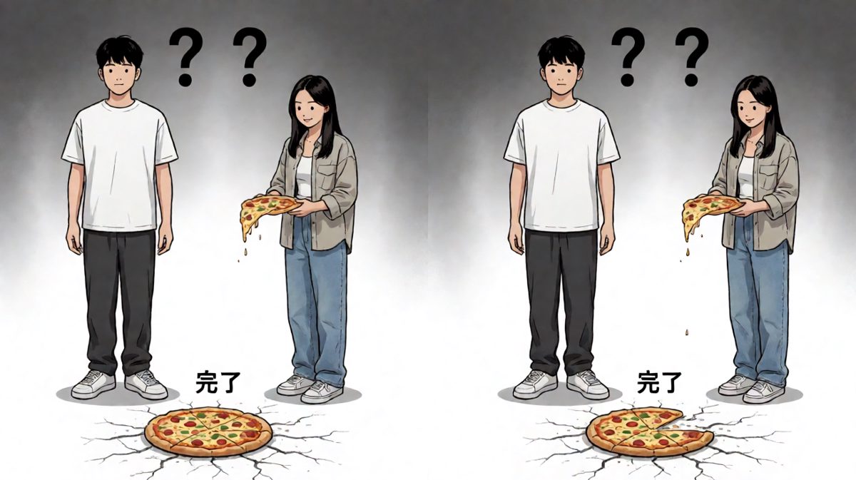 披萨落地，一切都晚了