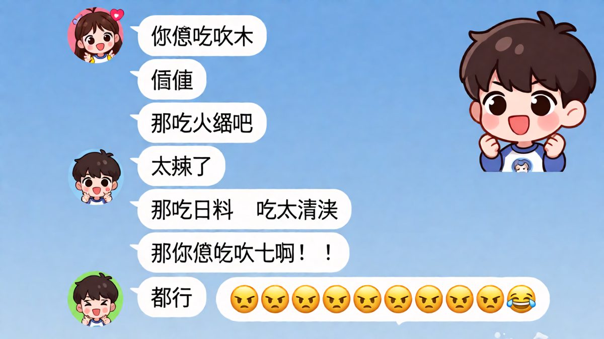 男生永远回答不上来的终极难题：随便到底是什么