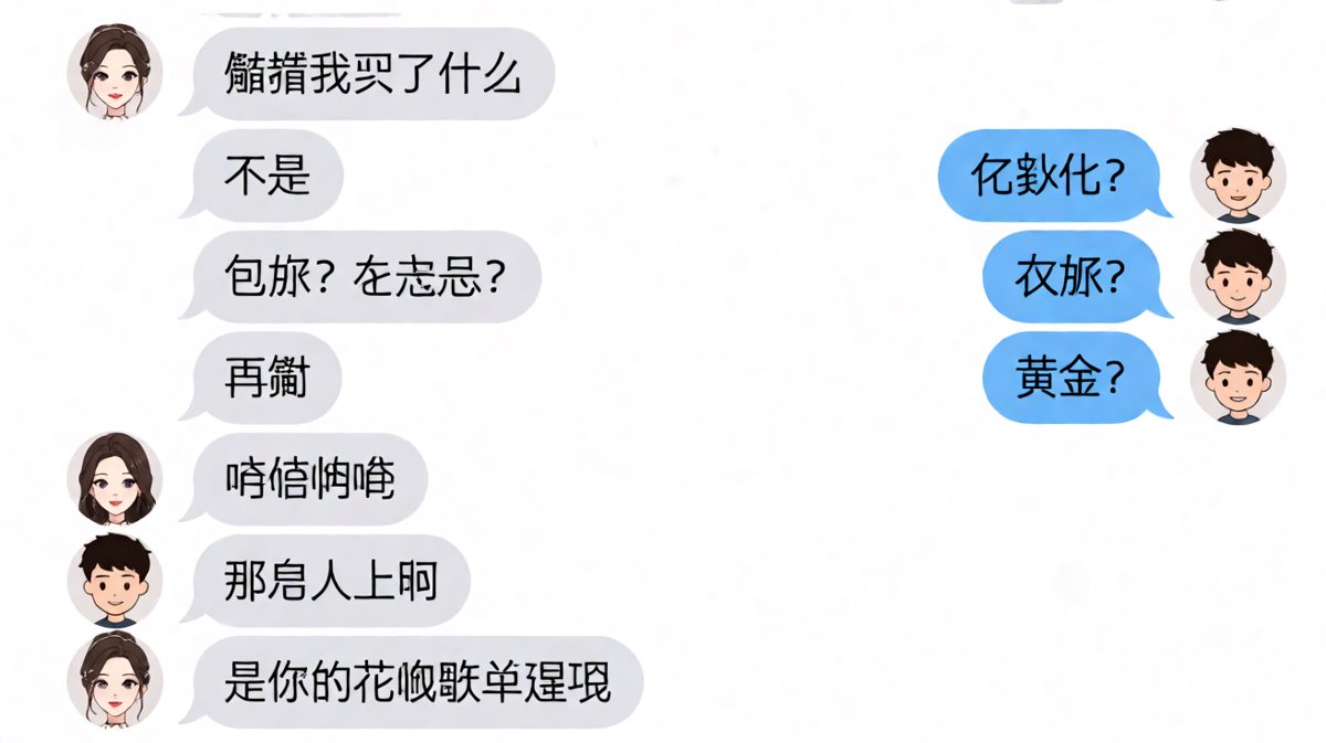 男朋友猜礼物的标准翻车现场
