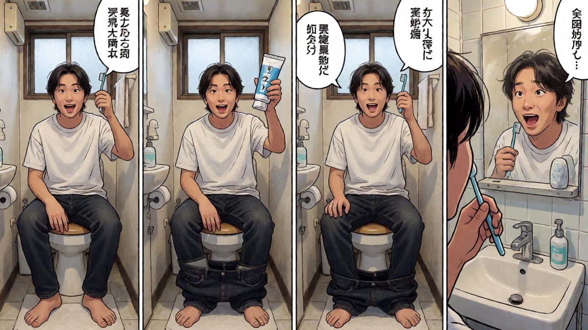 五分钟洗漱，创造奇迹。