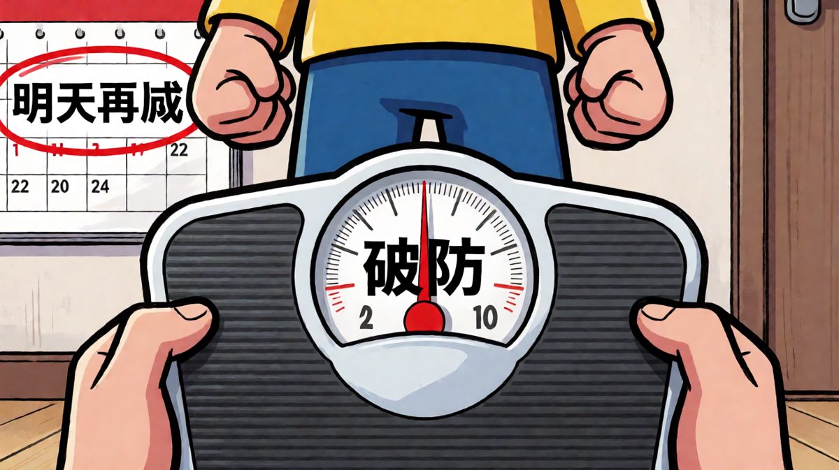 今天不减肥，明天继续胖，经典永流传。
