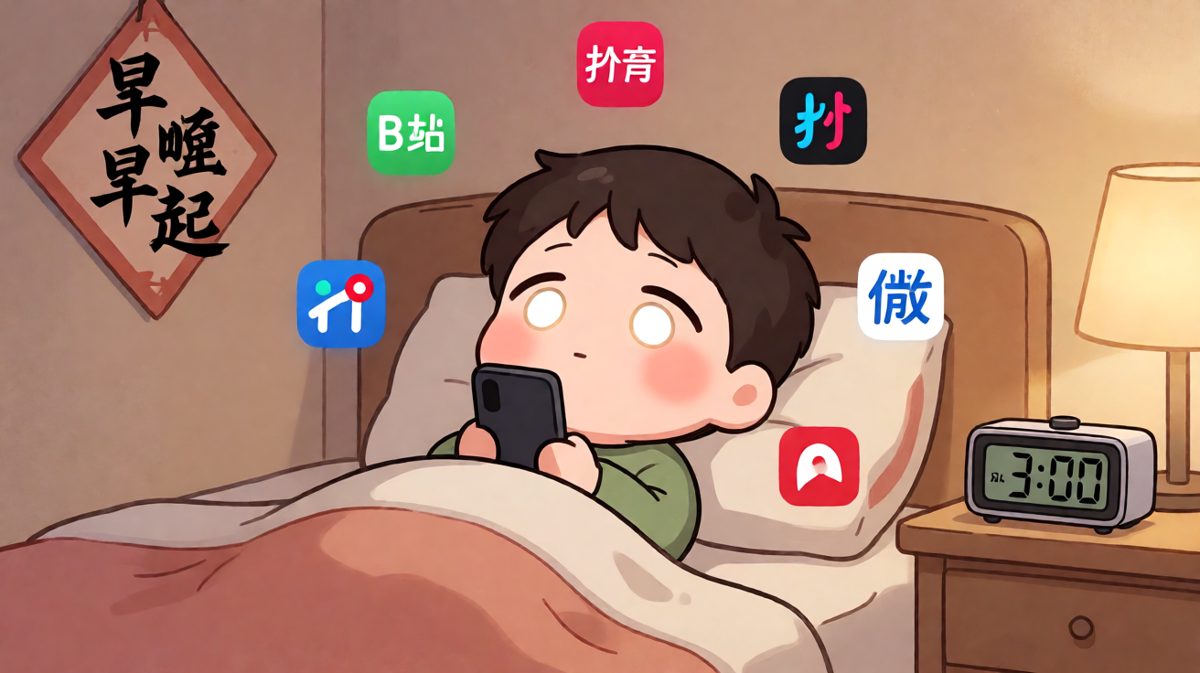 说好睡前刷10分钟，醒来已经天亮。