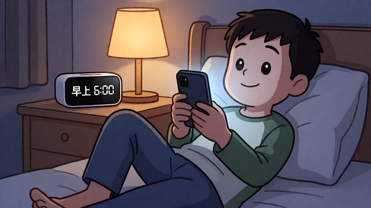 深夜发誓明天一定要早起