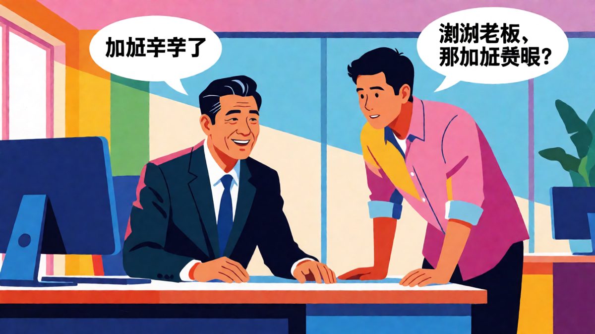加班辛苦了？老板秒变脸：加班费没有，再干三小时！