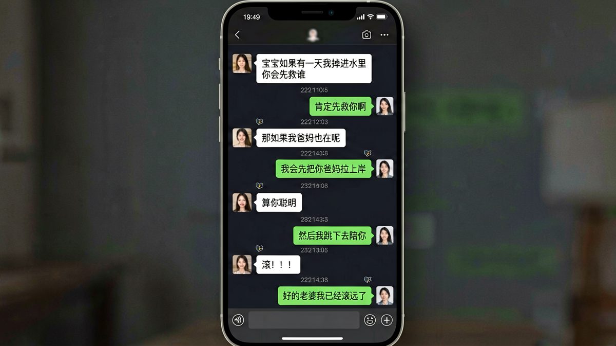 落水救援选择题：满分回答是跳下去陪她，但他还是被骂滚了