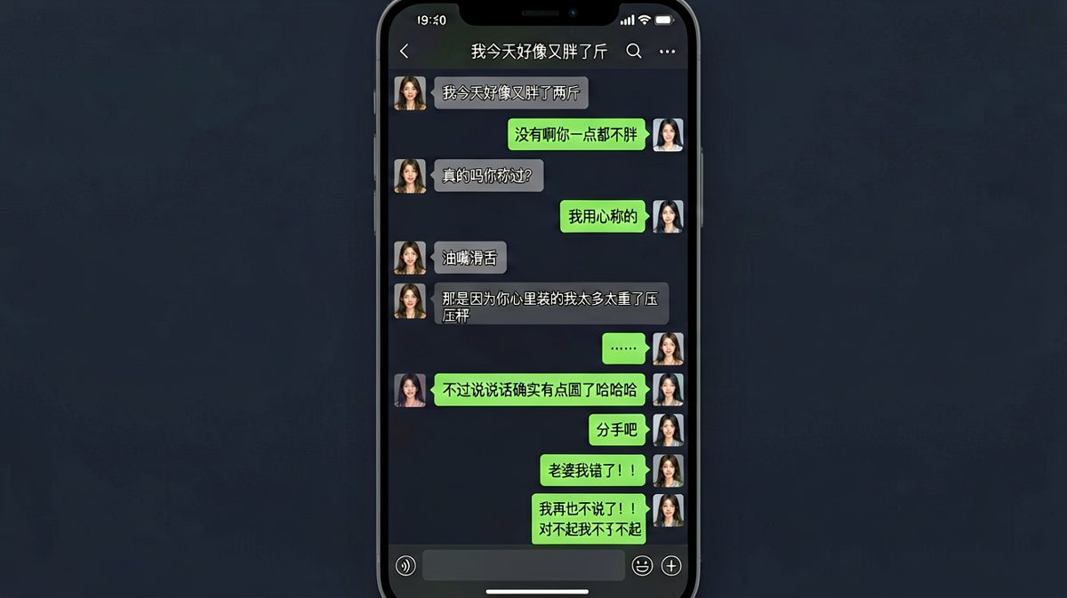 胖子试探的终极陷阱：甜言蜜语刚说完，一句大实话直接送命