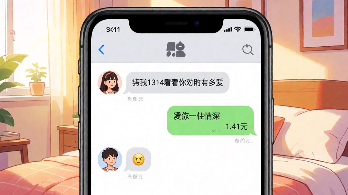 转账测试的极致反转——1.41元的'深情'让人哭笑不得