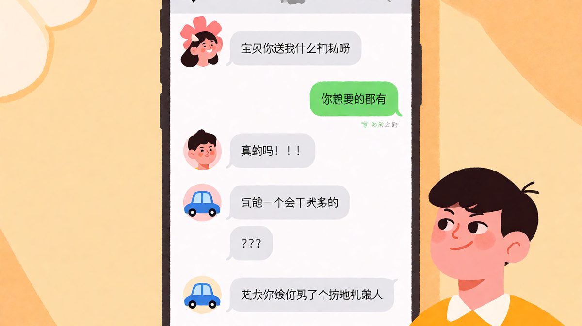礼物惊喜变成扫地机器的暖心反转