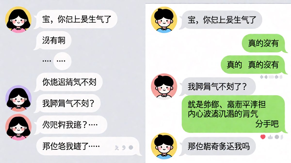 女生说没事的时候，往往就是有事了