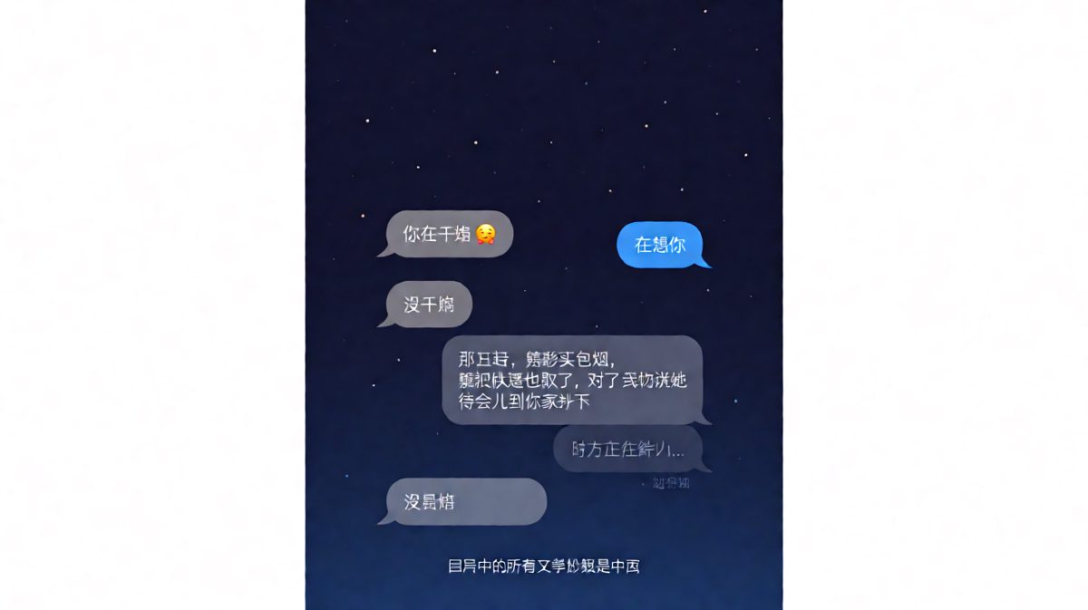 一句浪漫情话之后，男生无缝切换到'使唤人模式'。