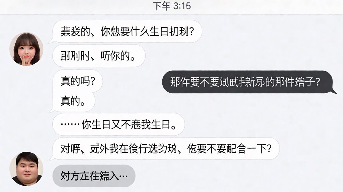 【礼物困局】男生以为随便答就行，结果掉进送女装的坑。