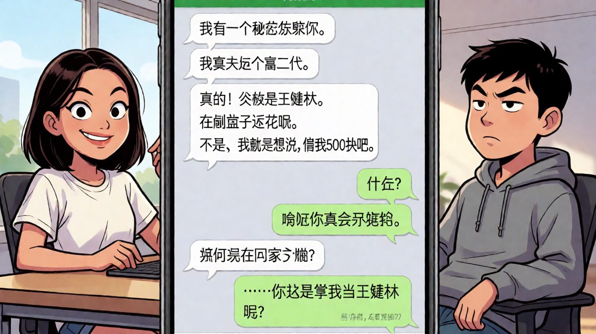 土味借口求借钱翻车现场