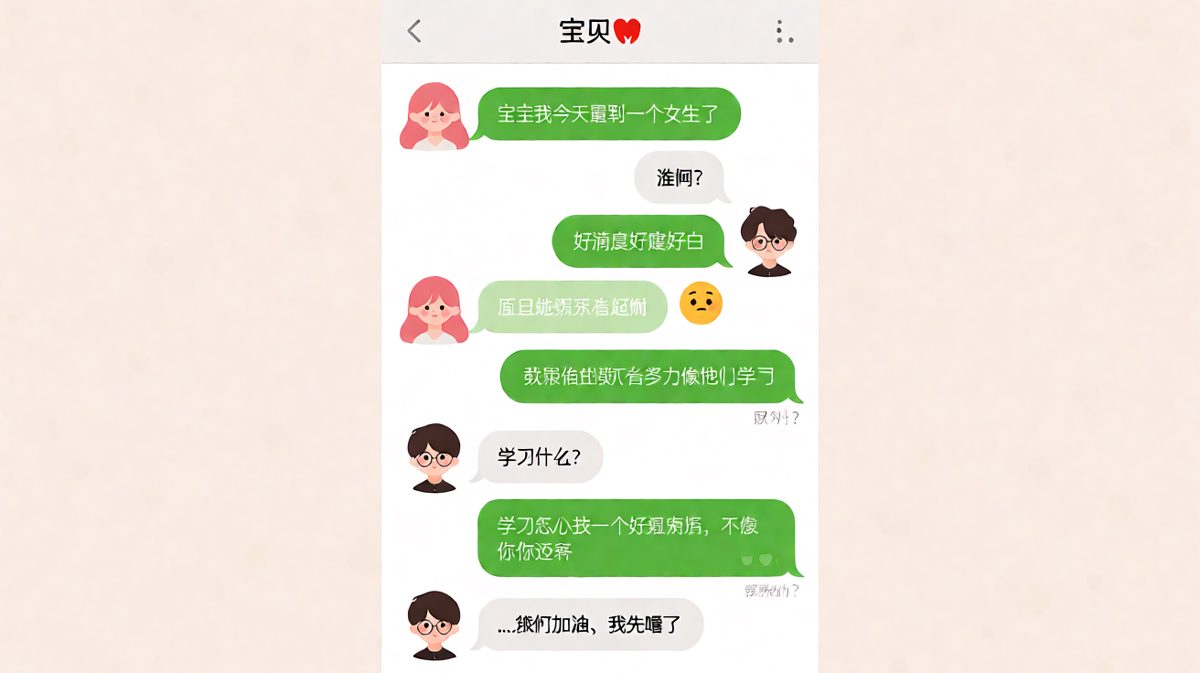 女生夸别人好然后暗讽男朋友不如人，男生直接睡