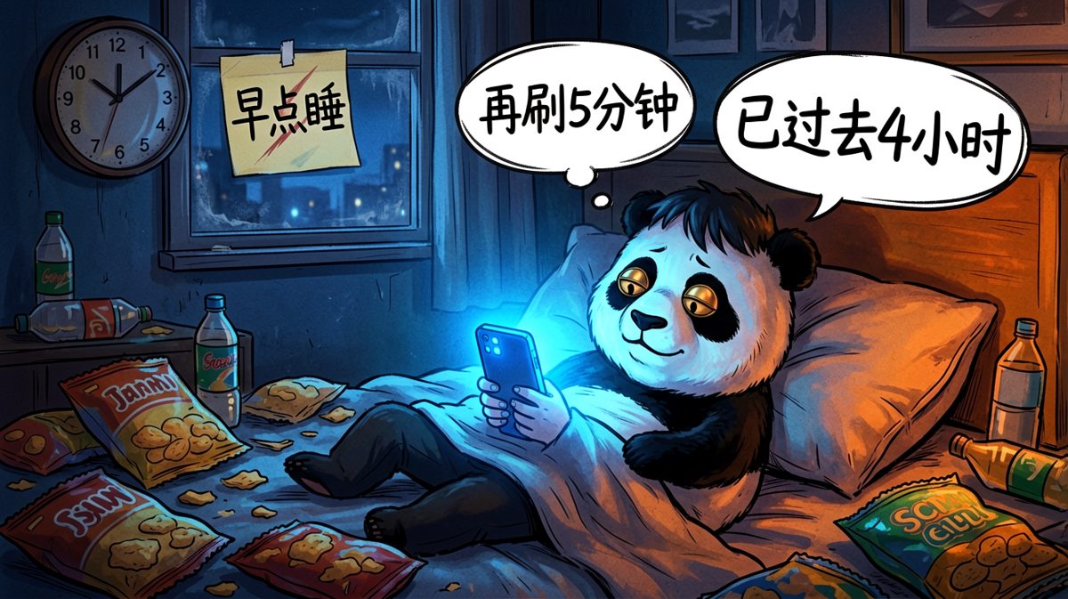 熬夜冠军的自述：睡前信誓旦旦，醒来悔断肝肠