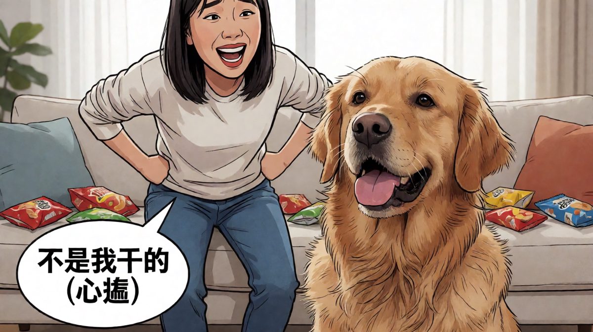 金毛的深夜食堂：谁吃谁背锅。