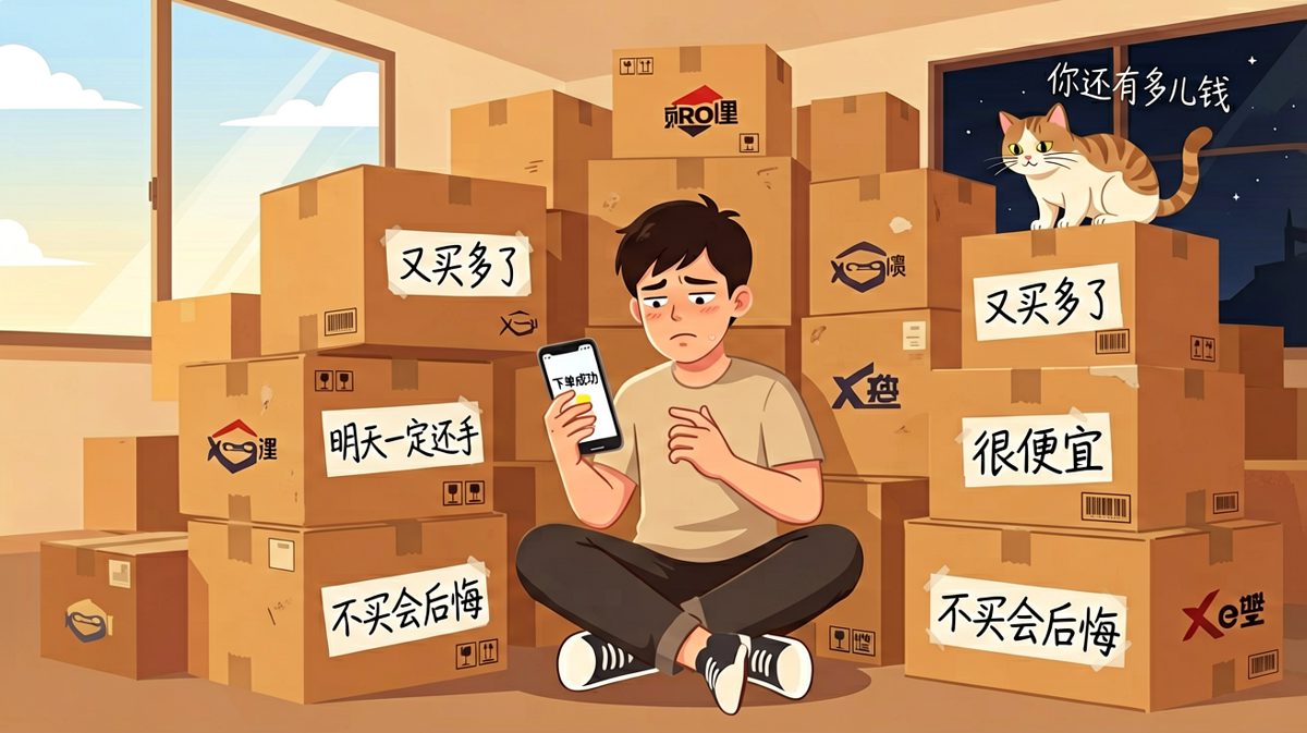快递拆到手软，钱包瘦到心慌