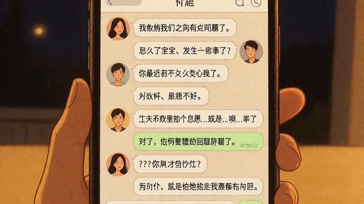 女生看似说感情出问题，实则是在玩失踪测试，反转令人心惊