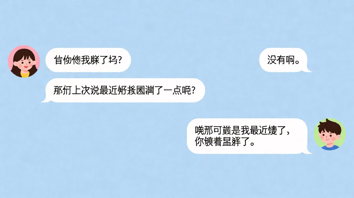 女生问胖不胖，男生自以为是聪明回答却惨遭反杀