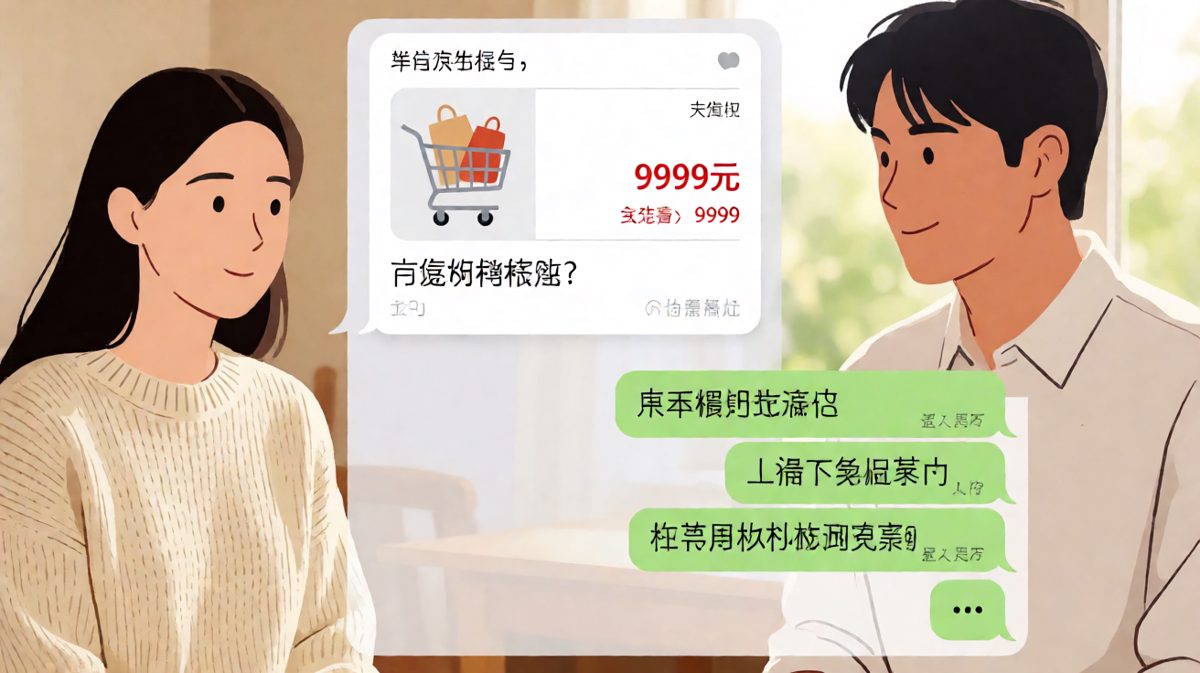 女生试探送礼物，男生一句话戳破所有幻想