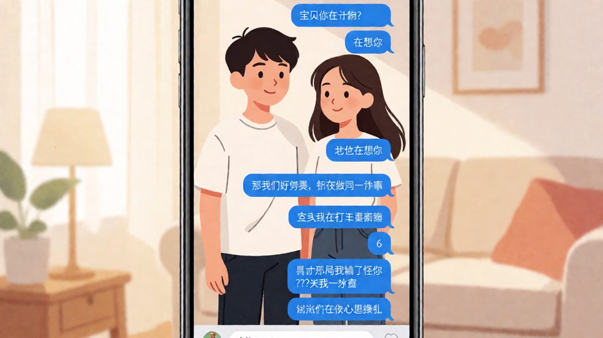 浪漫氛围刚营造起来，男生就用王者荣耀来打破，最后还甩锅给女生说他心里捣乱。