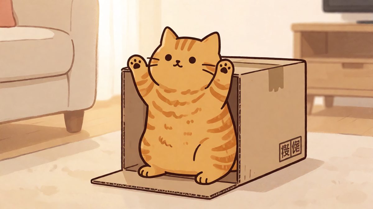 猫咪：说好一人一个箱，这箱子说它想独吞