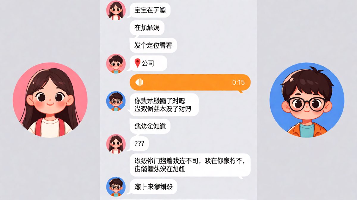 男生假装加班实则楼下被拒之门外，反转来自一把钥匙。