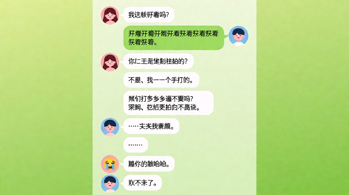 求生欲满分的男生，还是没逃过素颜测试的最终审判。