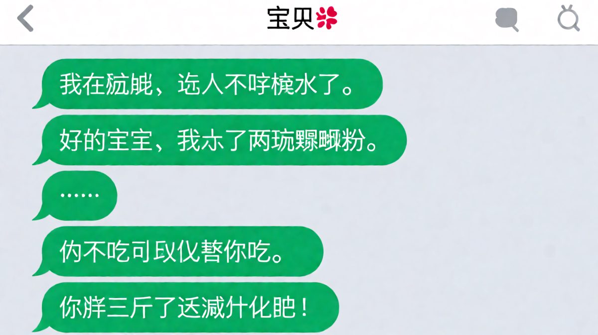 减肥话题的经典回旋镖，女方一句话把自己坑了进去