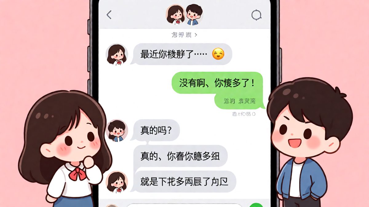夸完立马补刀，这就是直男的终极武器