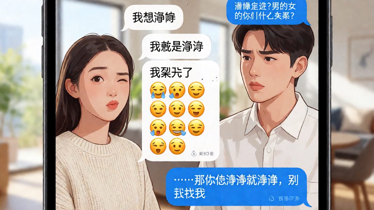 静静不是人，是你男朋友该死的问题