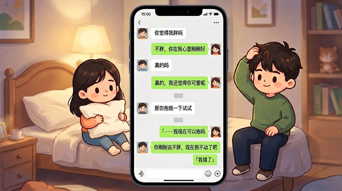 送命题变陷阱题，男生回答完才发现是个坑