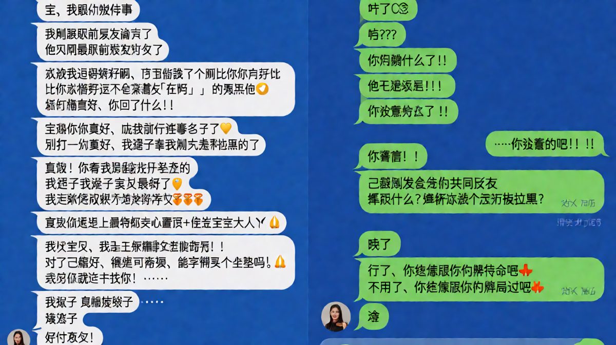 前任话题引发的「键盘危机」，男友求生欲拉满