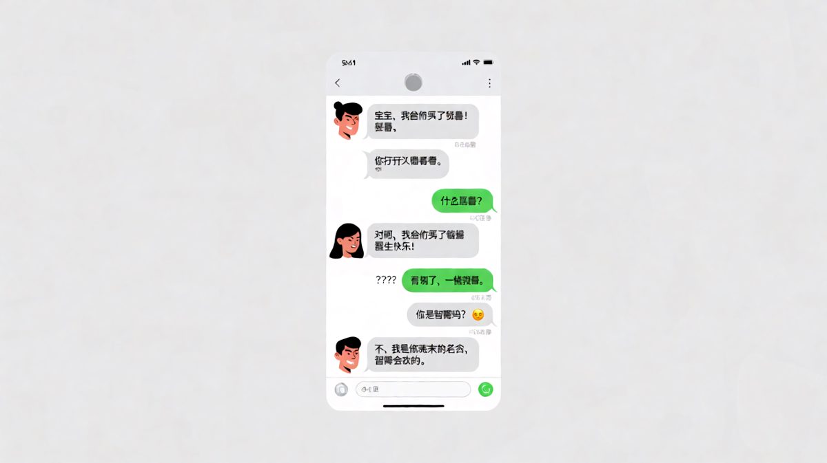 男朋友土味情话翻车成谐音梗灾难现场。