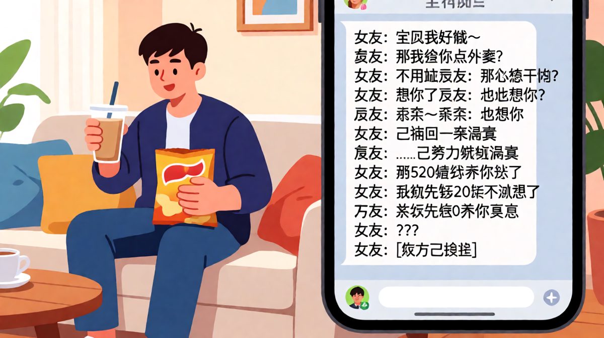 男友试图用语音通话逃避转账，结果被直接拒绝