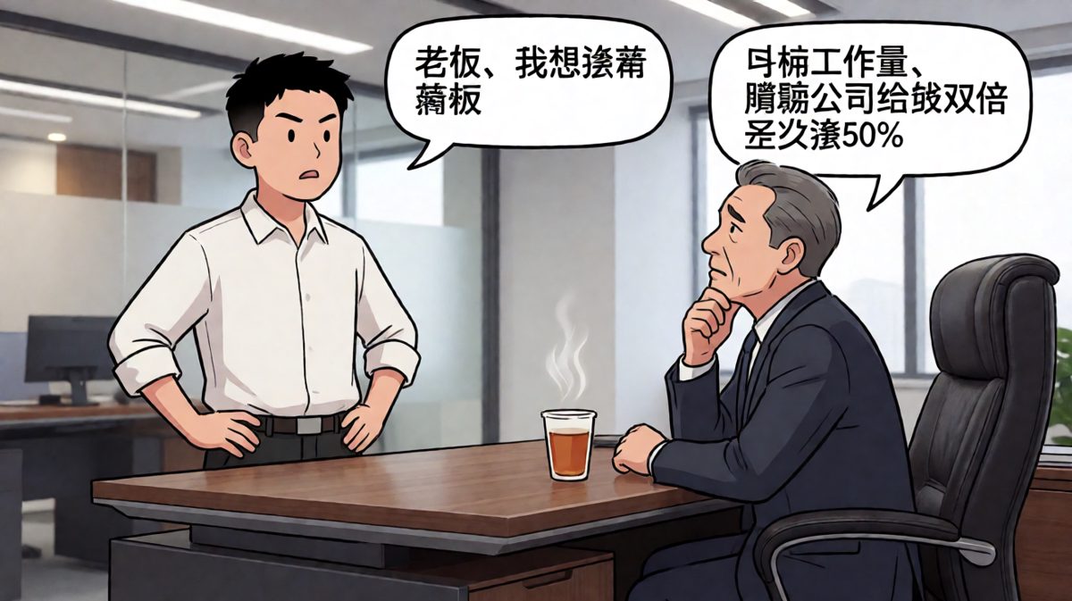 谈涨薪被老板一句反问破防