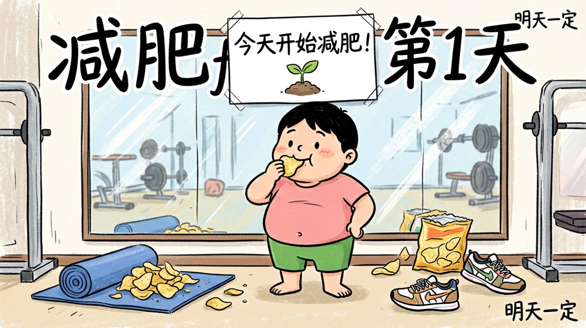 减肥flag立得稳，倒得更快