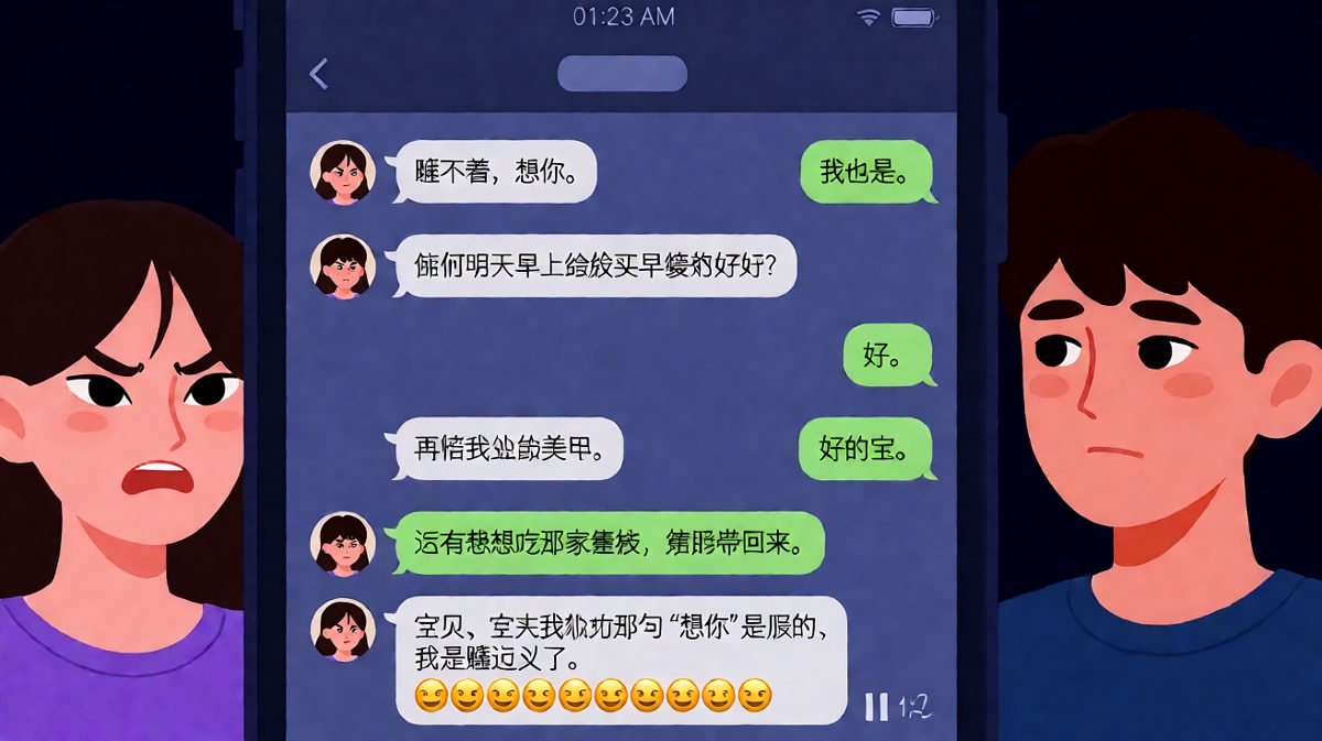 深夜说想你，醒来变成点单人。