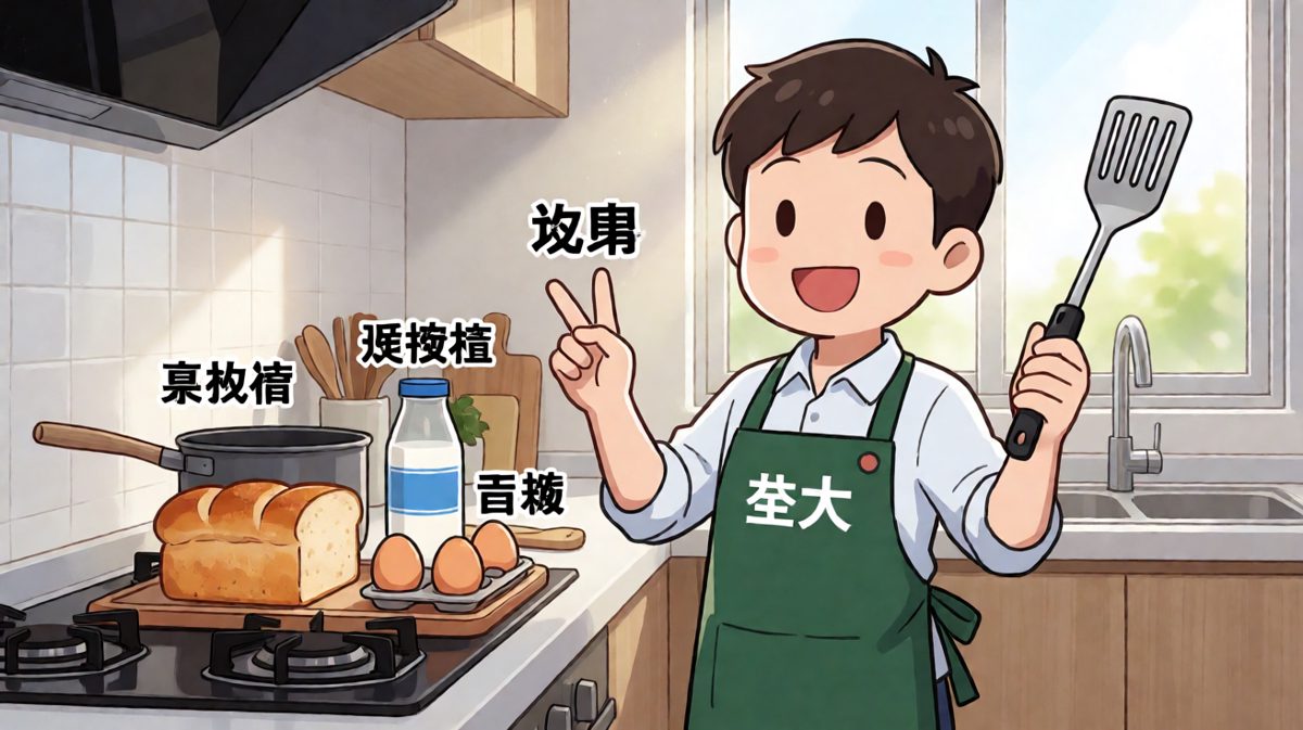 信心爆棚的早餐大厨上线