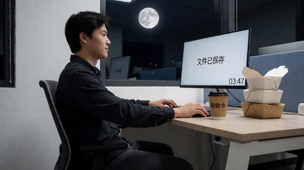 月亮不睡我不睡，我是公司小宝贝